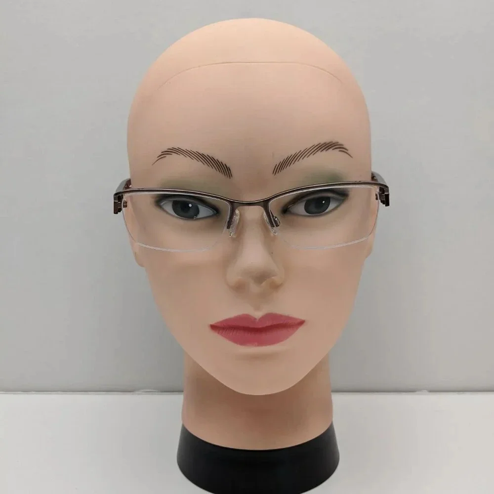 🕶️ Trussardi TR12721-BR Semi Rimless Eyeglasses 52/18-135 / JLI130🕶️